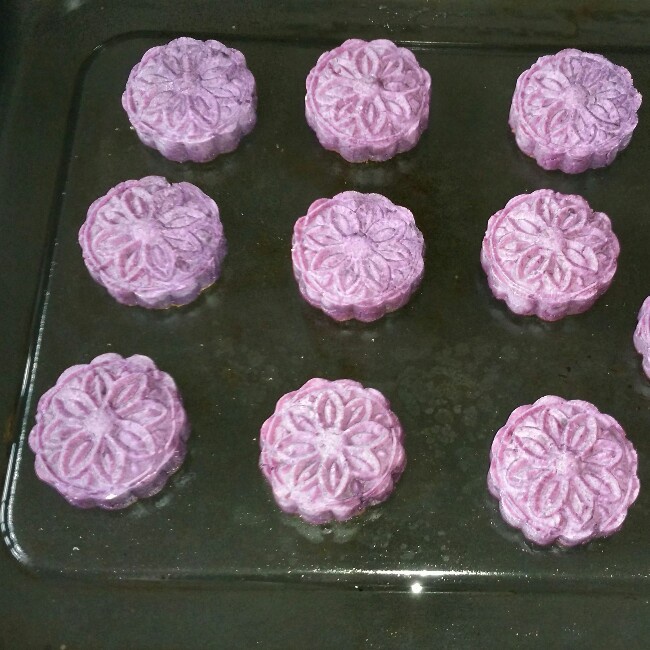 紫薯芝香糯米饼