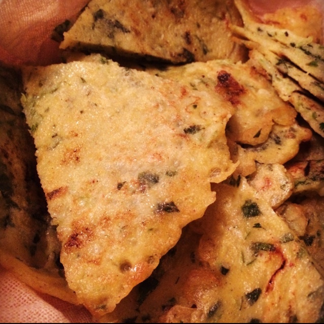 韭菜鸡蛋煎饼