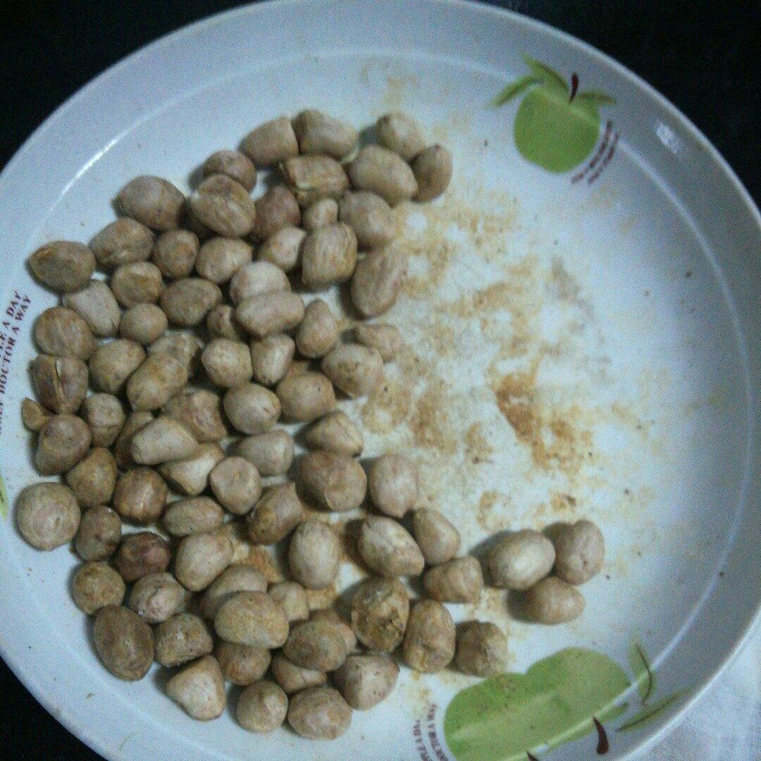 盐焗花生微波炉版本