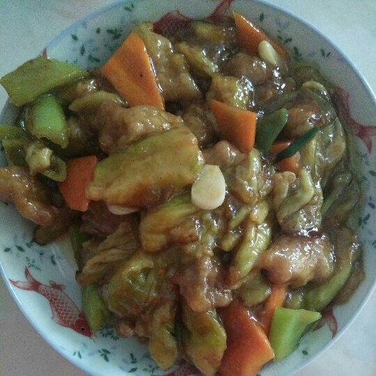 溜肉段烧茄子（东北硬菜呀哈哈）