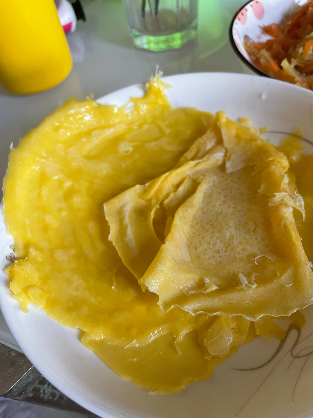 简单快手鸡蛋饼 柔软翻面不破