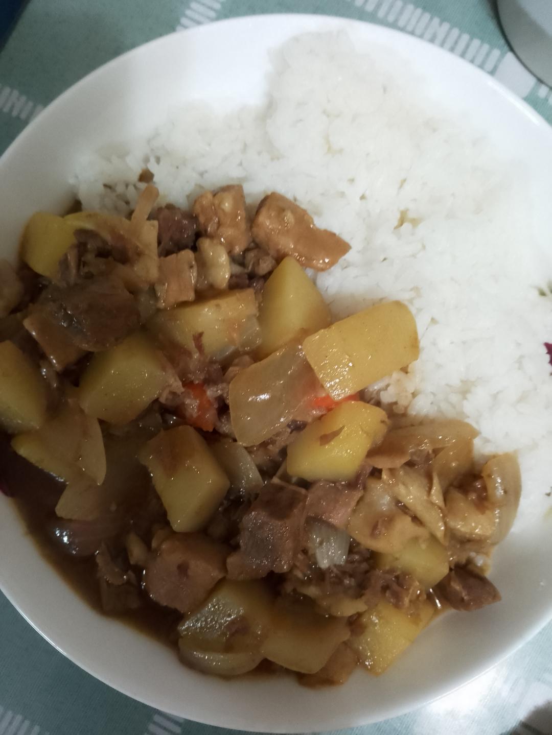 咖喱牛肉（按照流程来绝对不翻车）