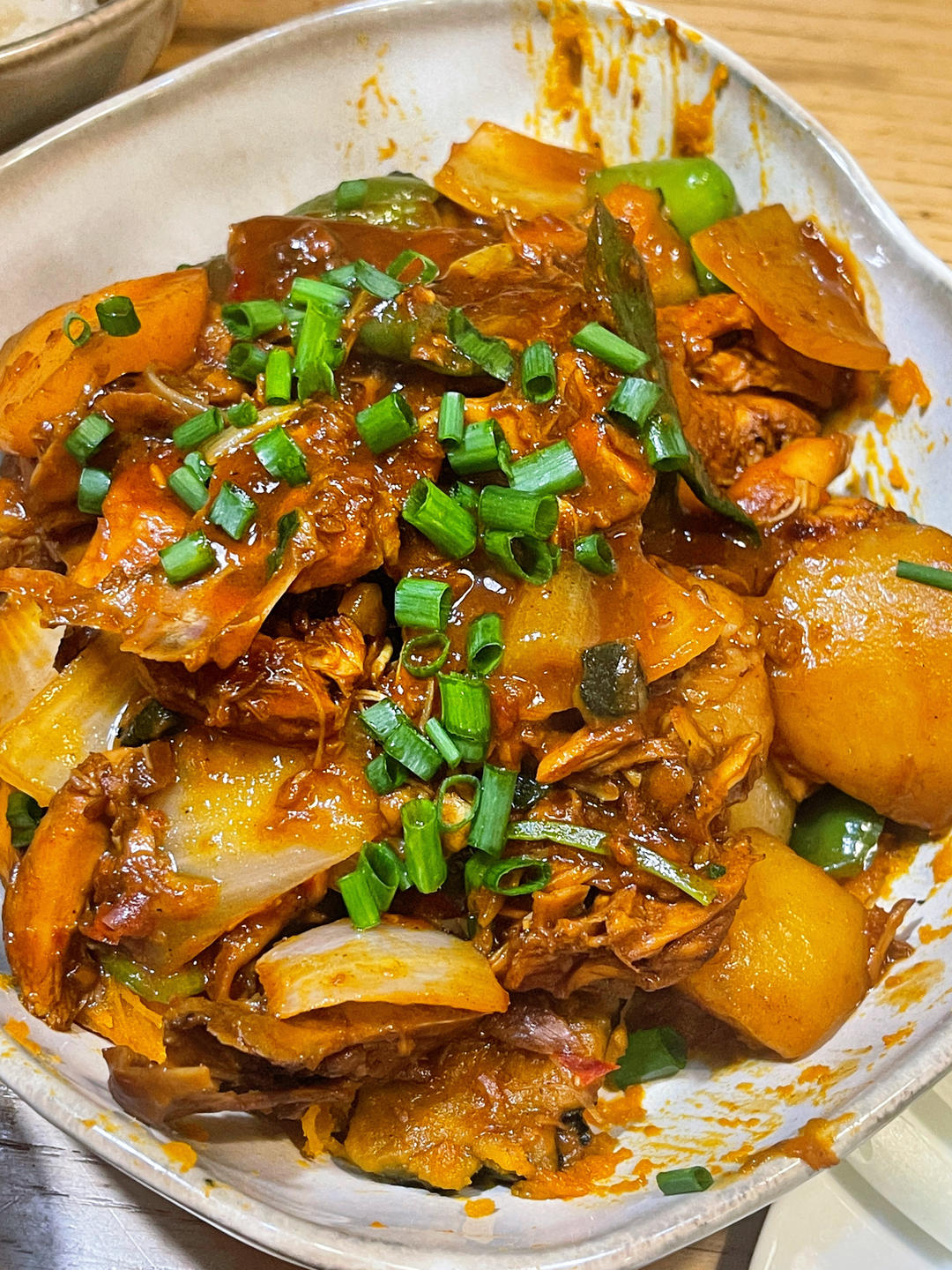 新疆大盘鸡另一版本的做法