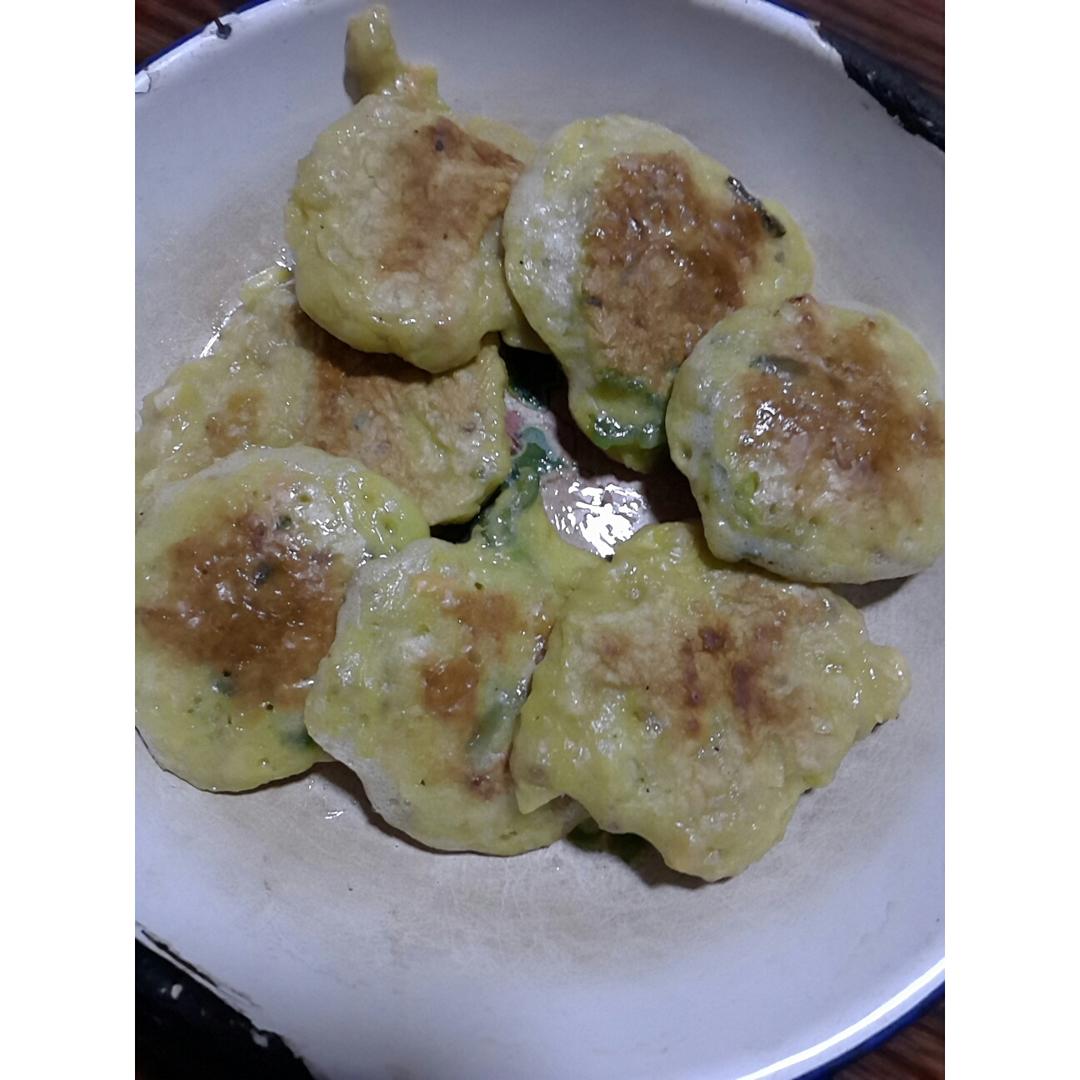 鸡蛋肉饼
