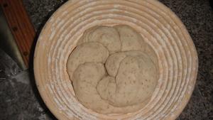 【独角仙·天然面包香】麦麸蓝乳酪面包的做法 步骤6