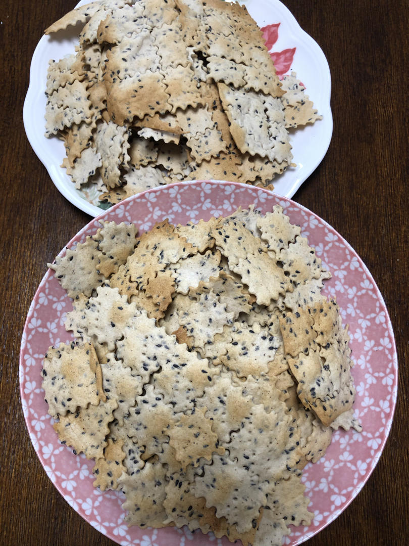 废弃酵种造起来-香葱苏打饼干