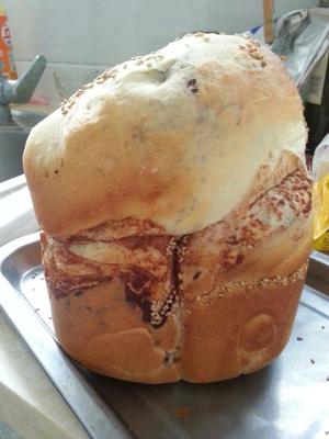 红豆沙面包（面包机）的做法 步骤8