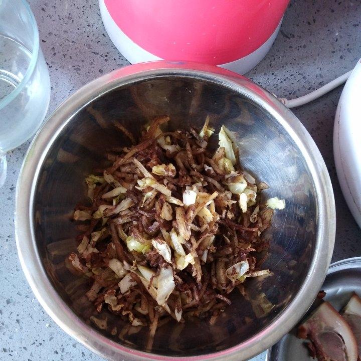 圆白菜鸡蛋炒饼