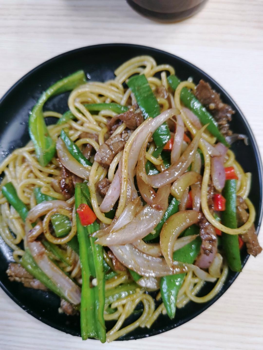 黑椒牛柳意面