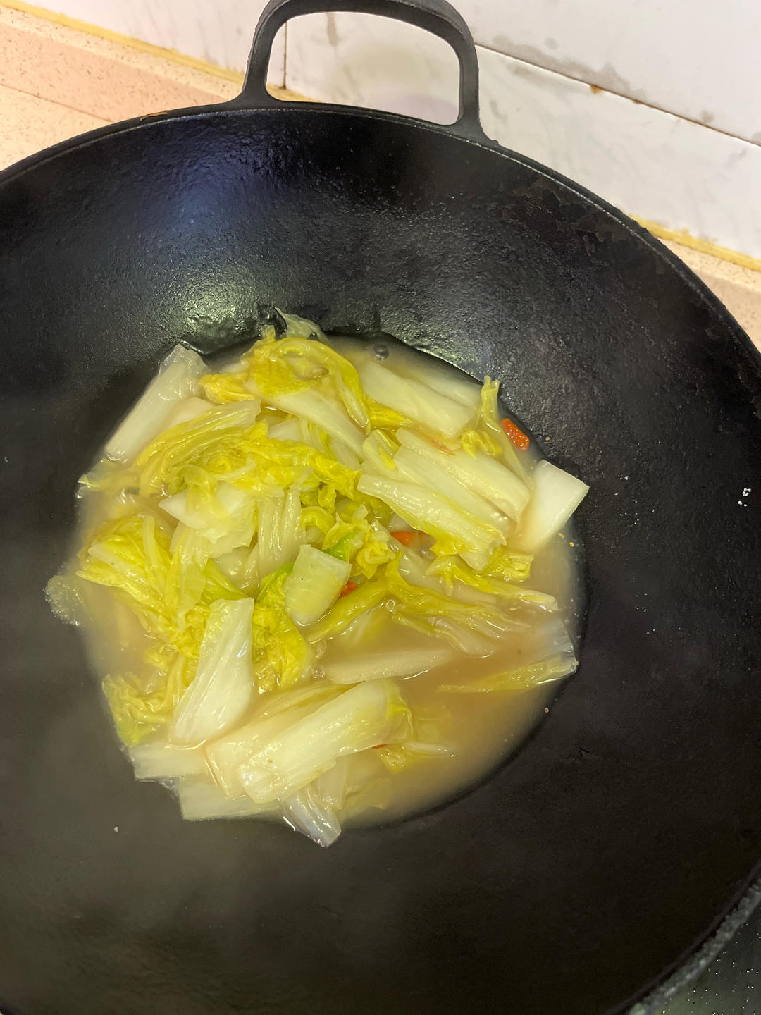 慢炖鸡汤大白菜，营养又美味