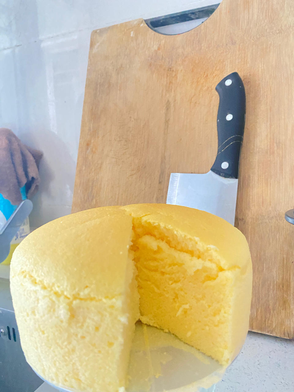 六寸酸奶古早蛋糕