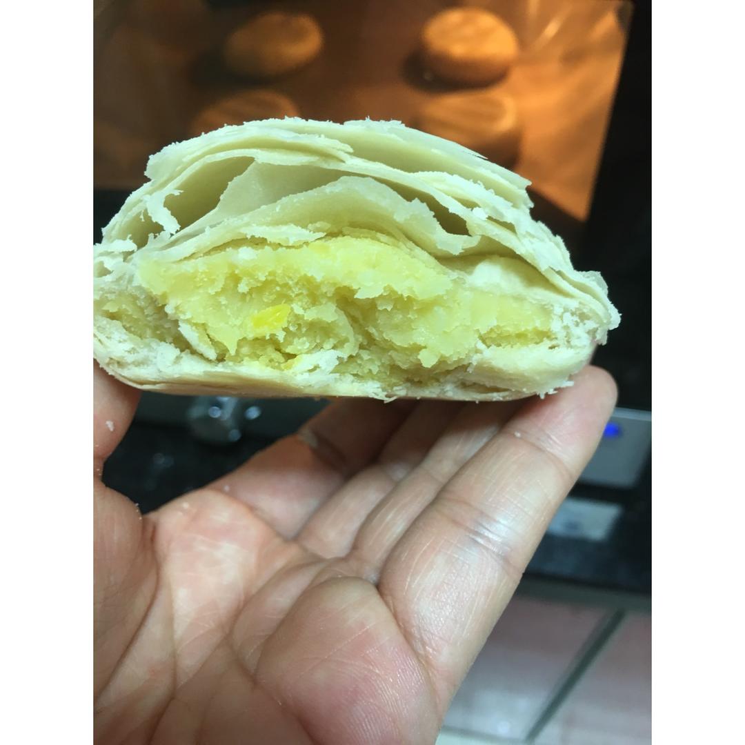 酥皮绿豆饼   酥得掉渣渣