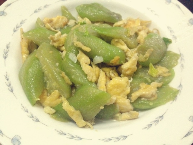 丝瓜炒蛋