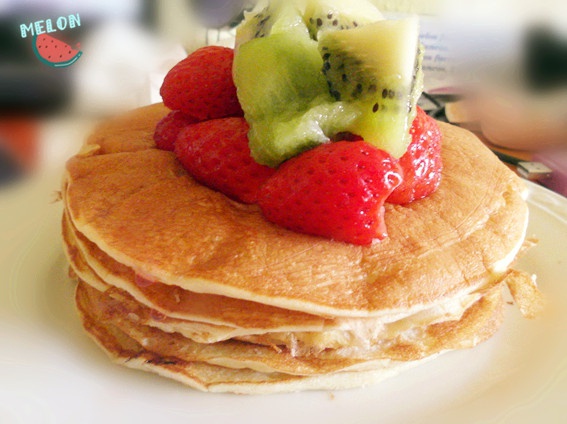 香蕉牛奶小煎饼