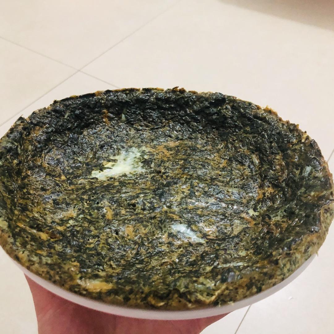 艾草煎鸡蛋