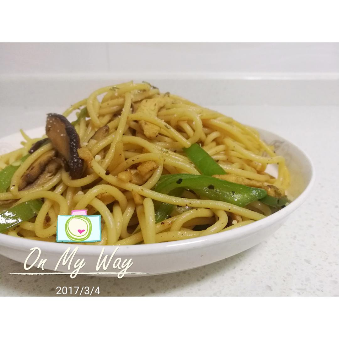 黑椒意面