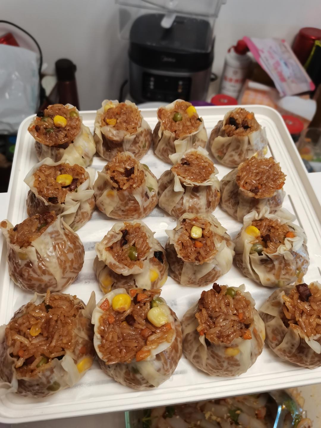 家庭版烧卖的做法