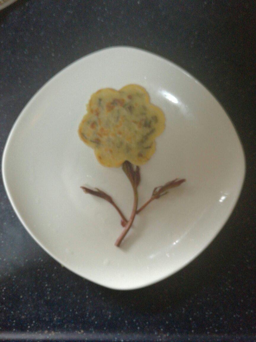 香椿鸡蛋煎饼