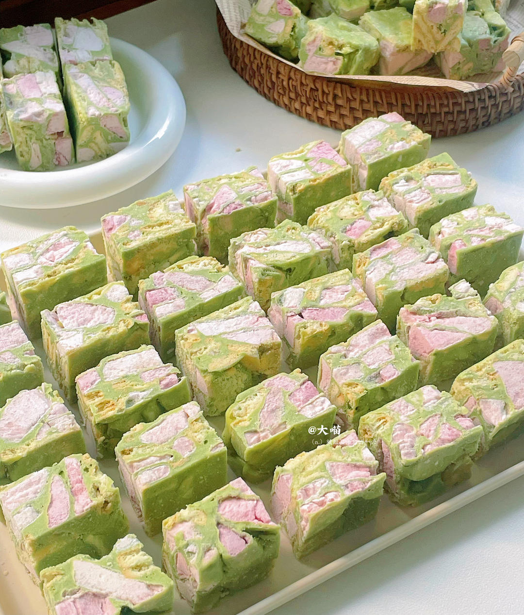 新年零食🧨 | 龙井蜜桃雪花酥🍑清新不甜腻