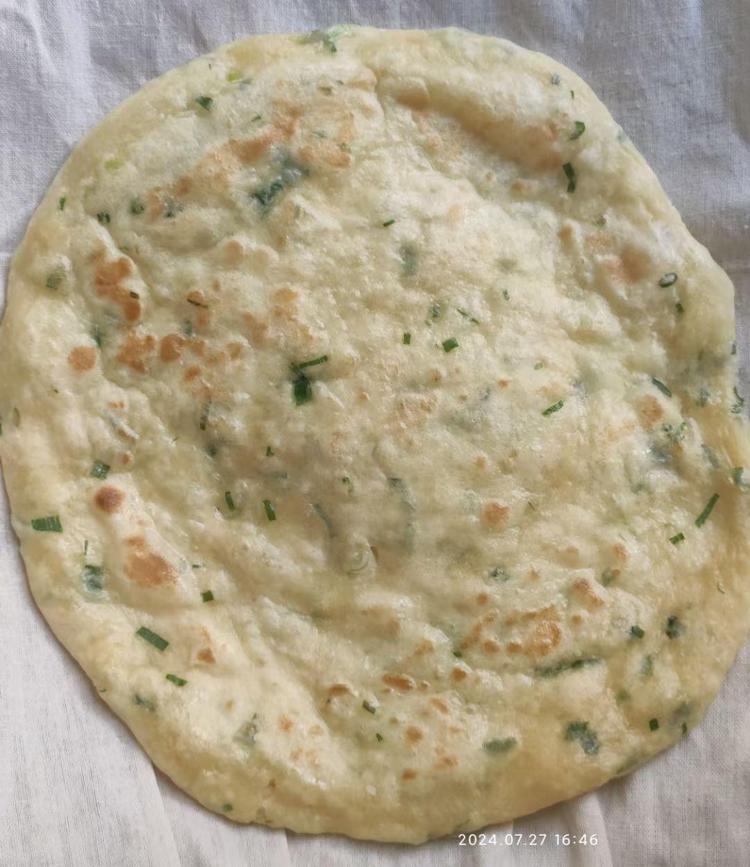 鸡蛋葱油饼