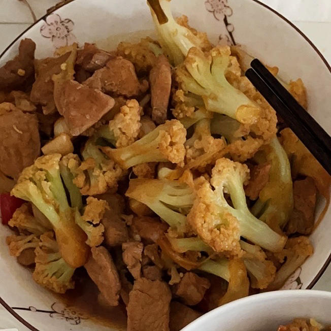 花菜炒肉，不好吃来找我！