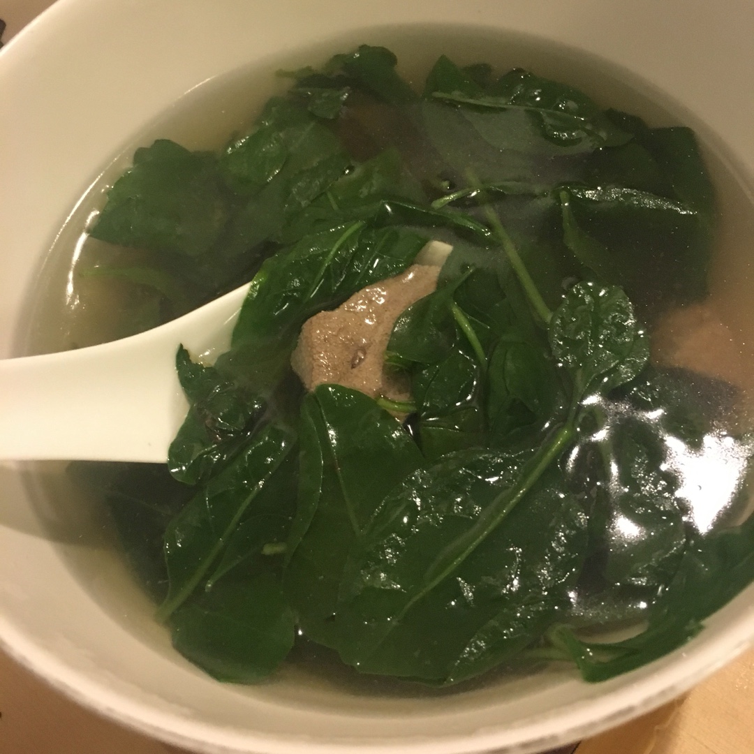 枸杞叶猪肝汤