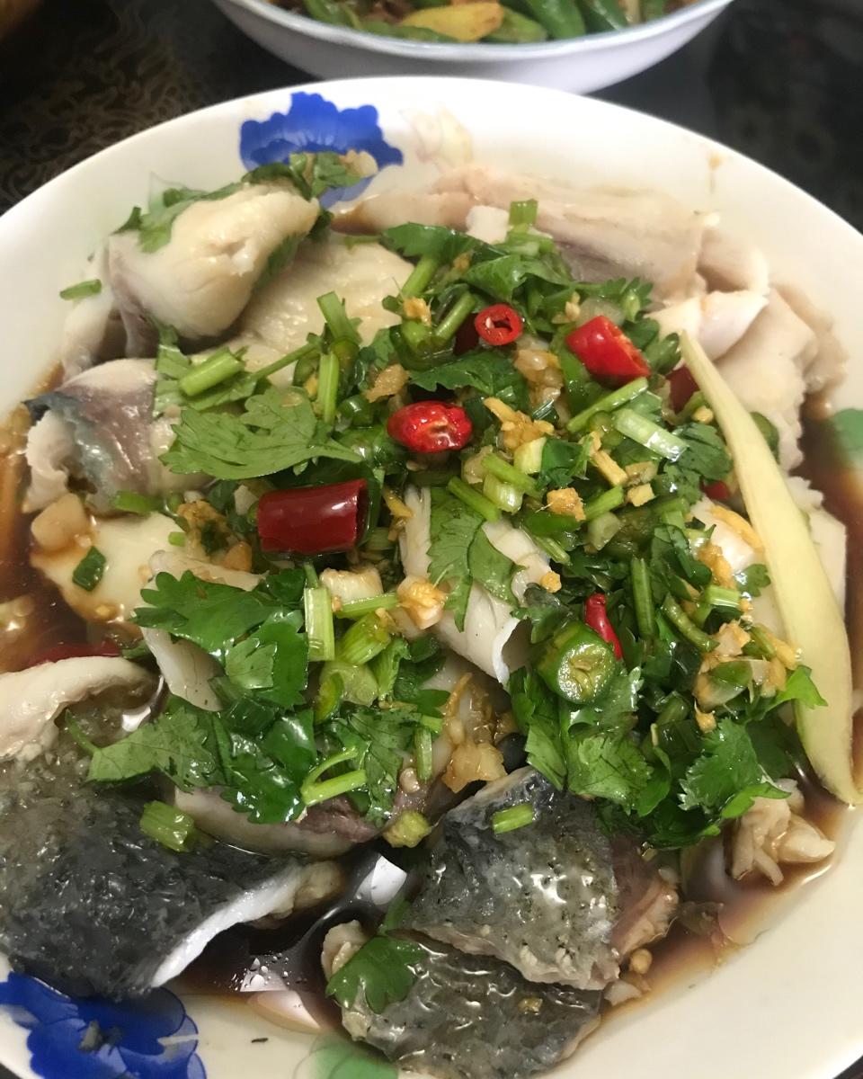 浮云95做的凉拌鱼片