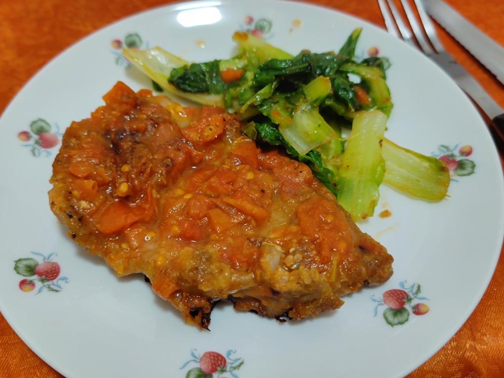 少油不上火的美味番茄酱煎猪排的做法