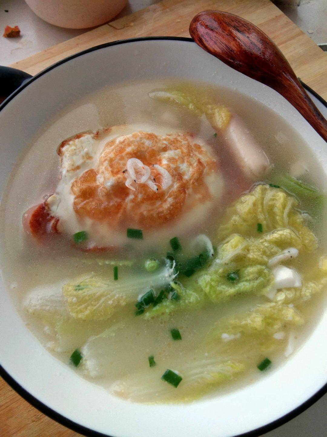 白菜豆腐汤