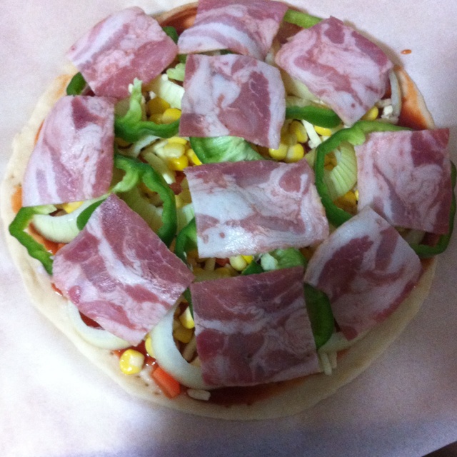 夏威夷pizza（附饼底冷冻法）