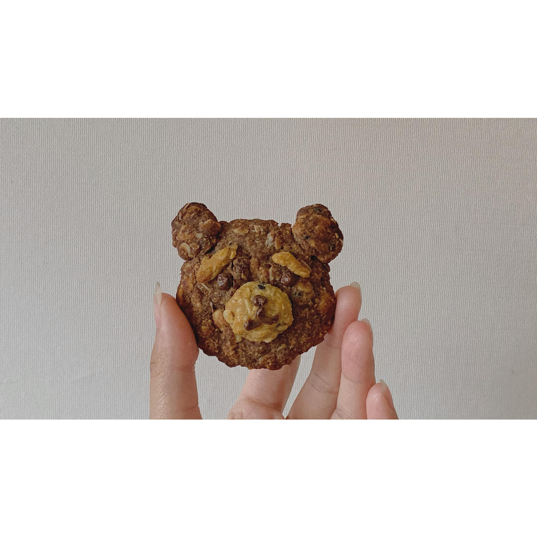 低卡小熊燕麦饼干