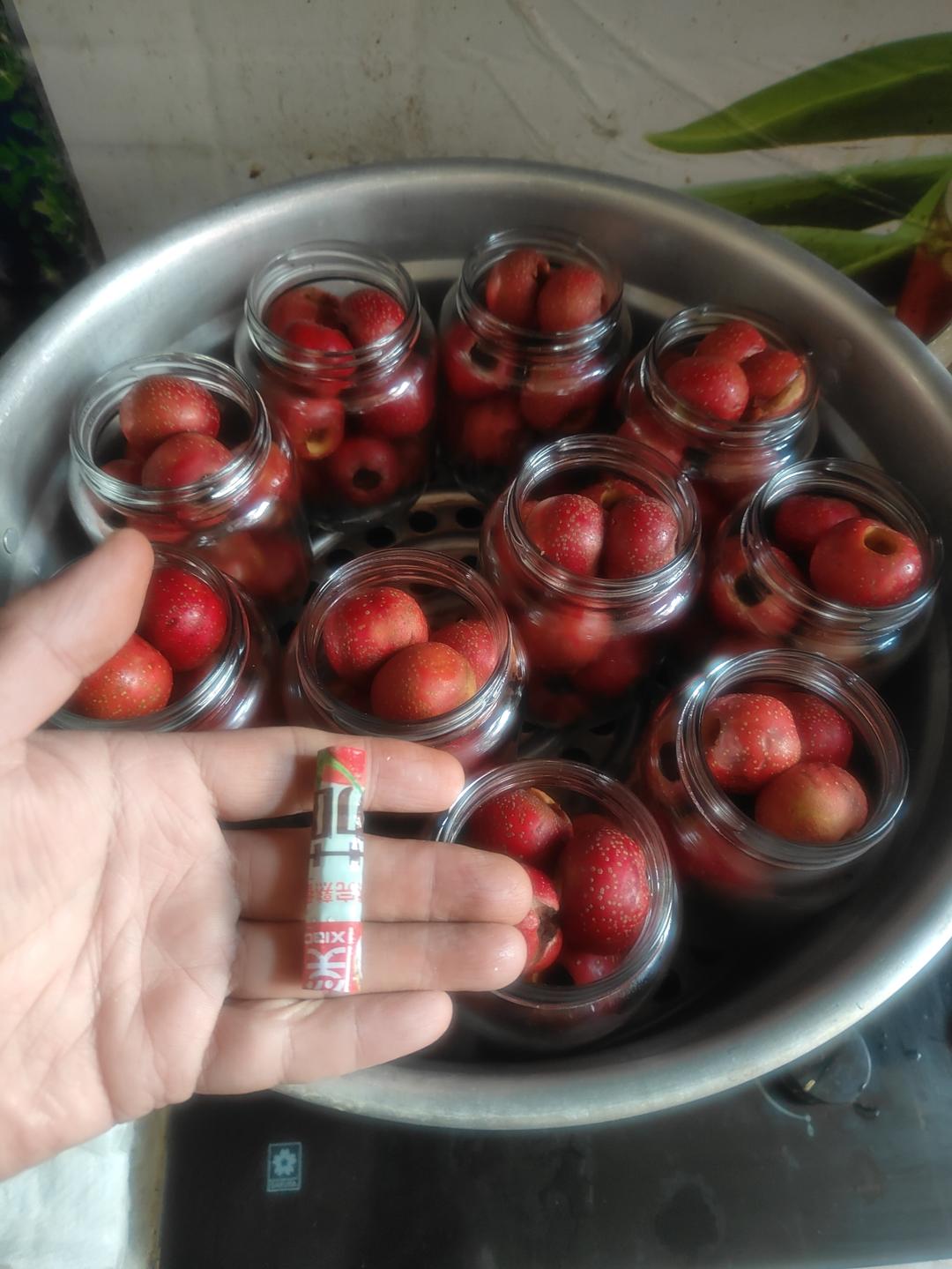 简单好吃的山楂罐头做好了！