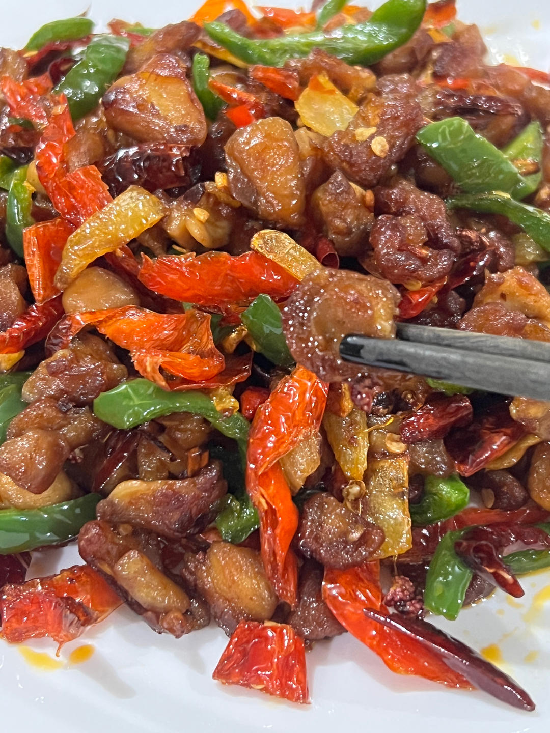 川味干煸辣子鸡丁🐔免油炸❗️冷吃鸡‼️