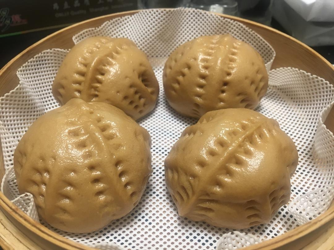 有着面包口感的红糖馒头（一次发酵）