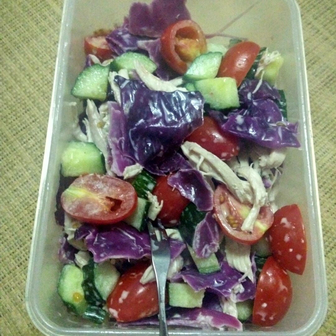 【减脂小厨房】鲜蔬鸡肉沙拉