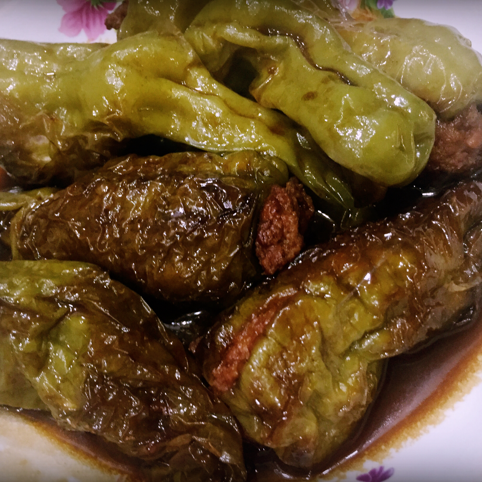糖醋青椒酿肉