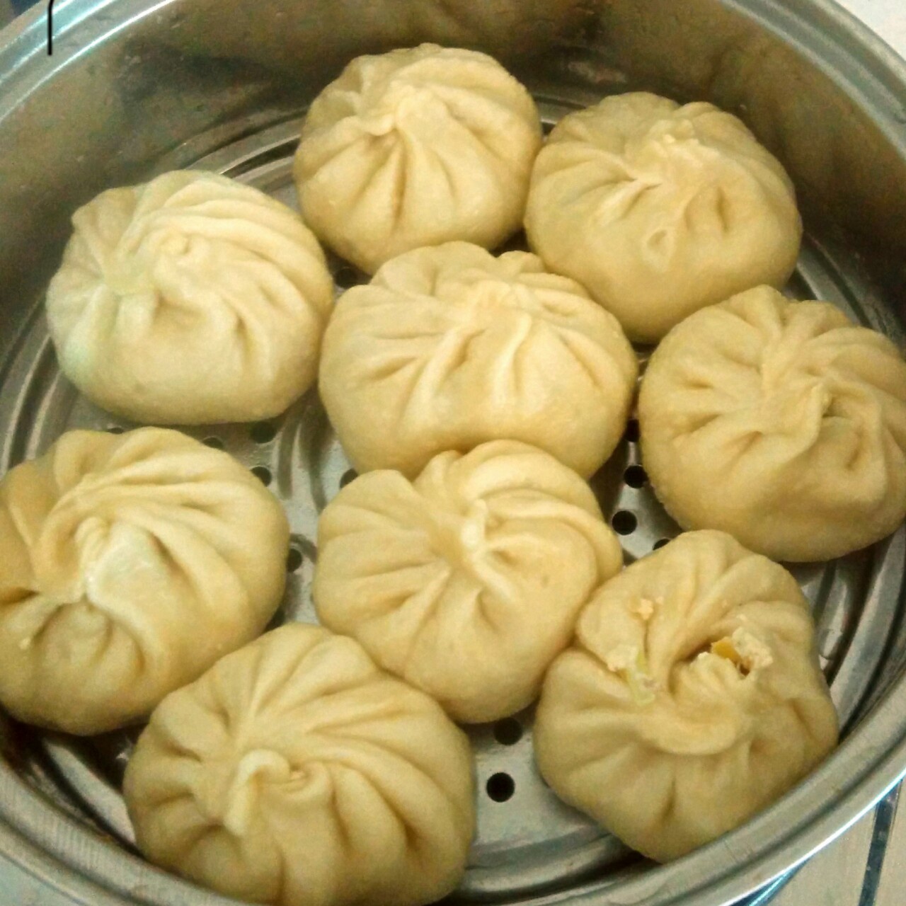 家庭手工肉馅大包子