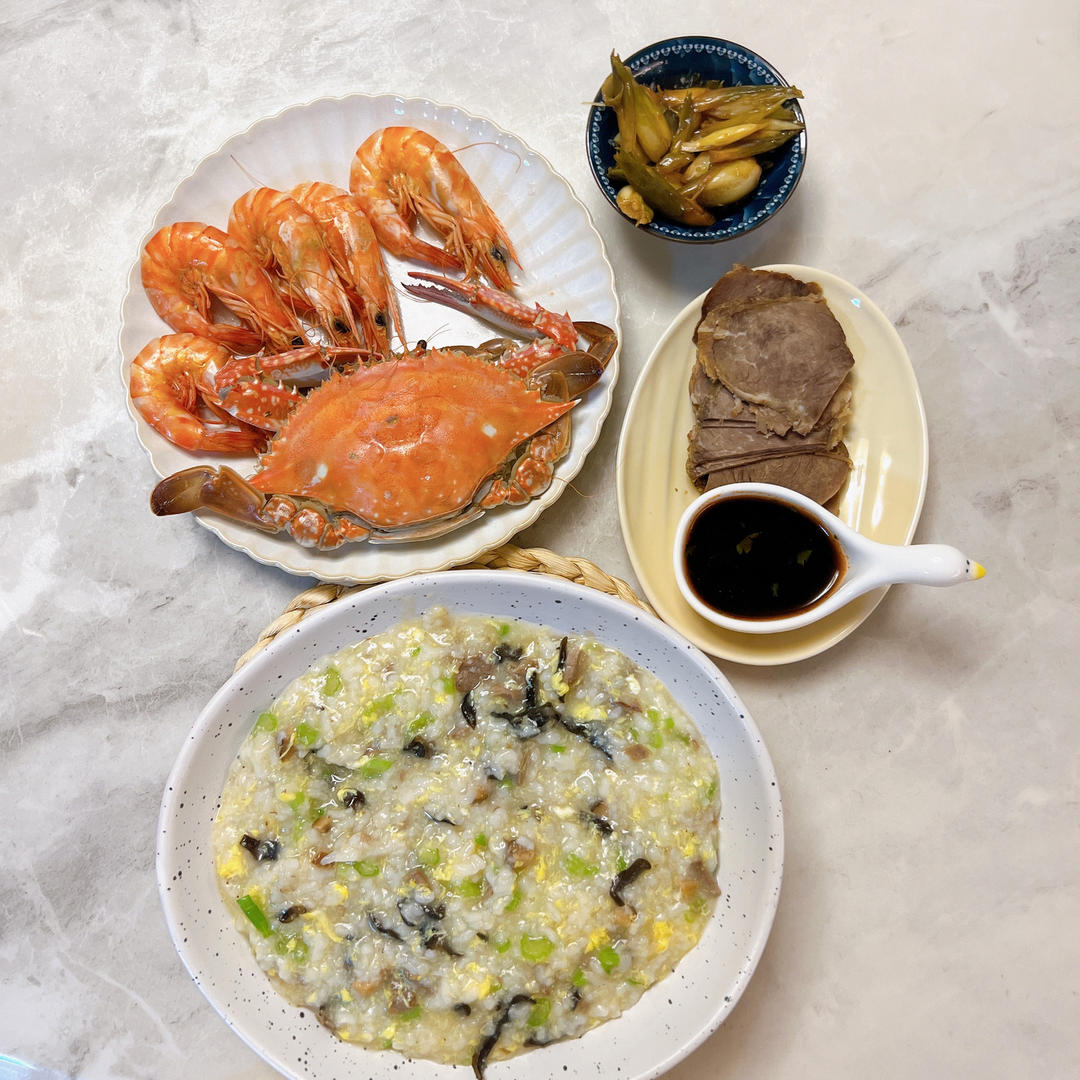 肯德基同款牛肉蛋花粥