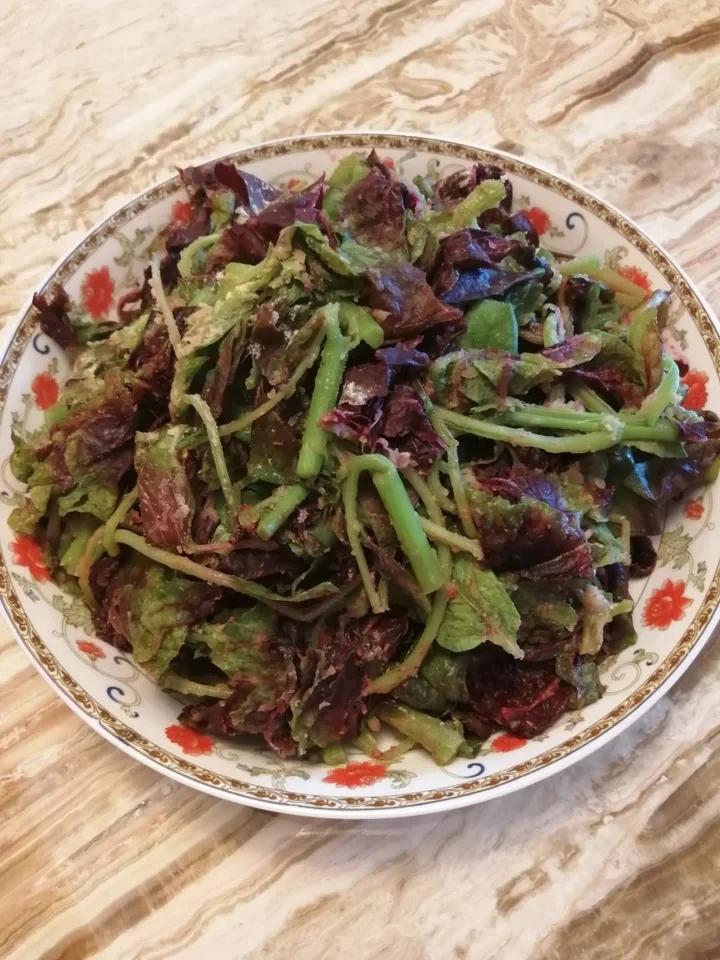 苋菜麦饭