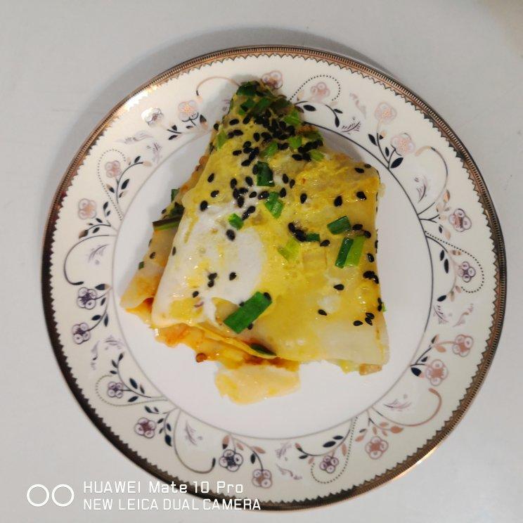 秒杀早餐摊不破皮大煎饼，步骤超详细