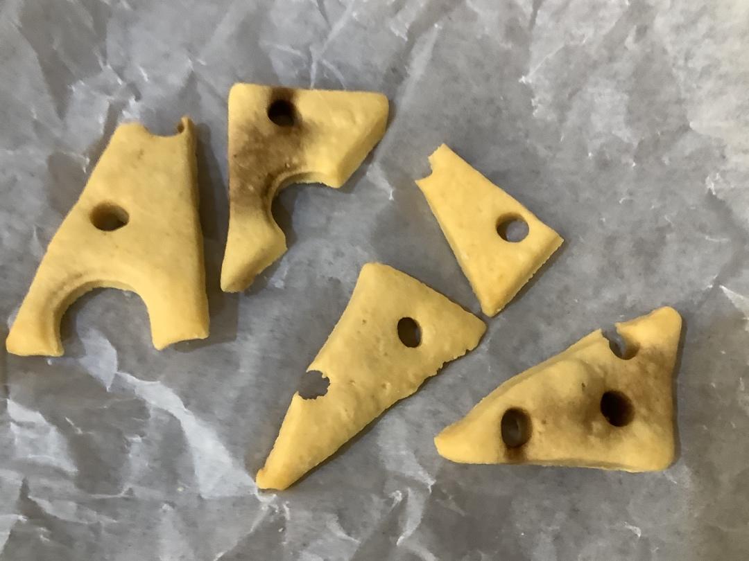 【蛋黄小饼干】微波炉饼干  蛋黄奶酪小饼干——我是双皮奶的副产物