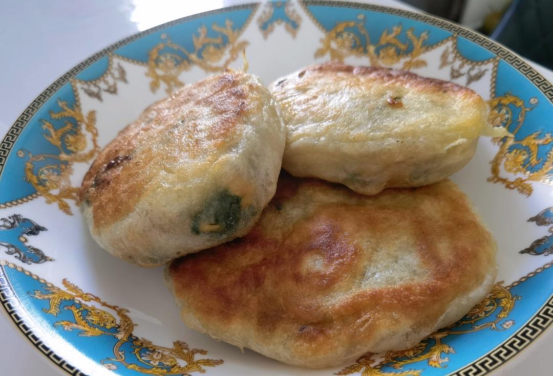 不用揉面的发面韭菜饼