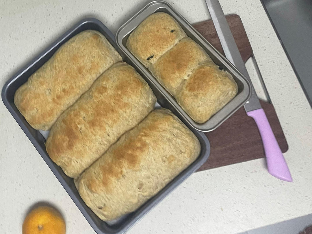 给减肥瘦身党  无糖无油全麦面包（免揉懒人版）