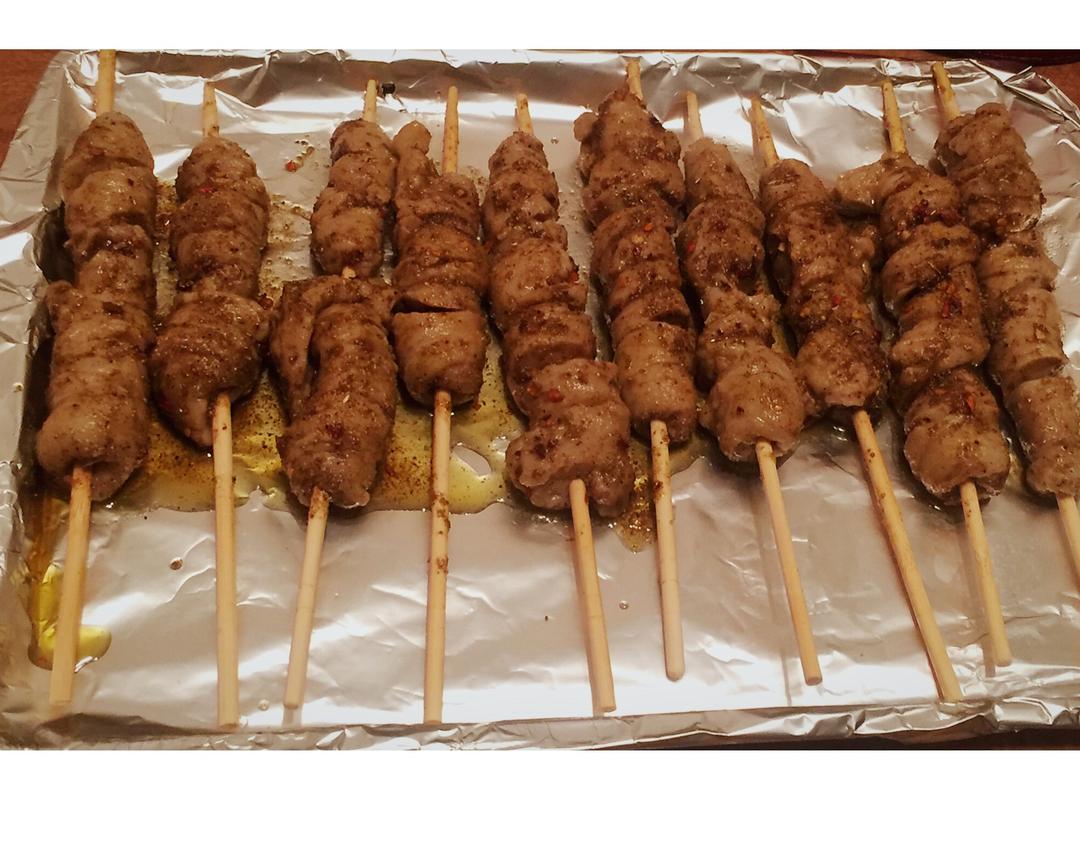 海外党自制路边摊烤面筋🍡超简单的做法