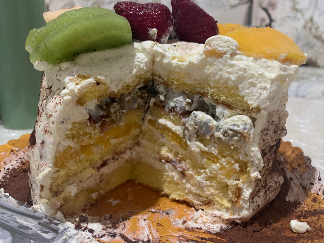 十寸戚风蛋糕（君之改良版）