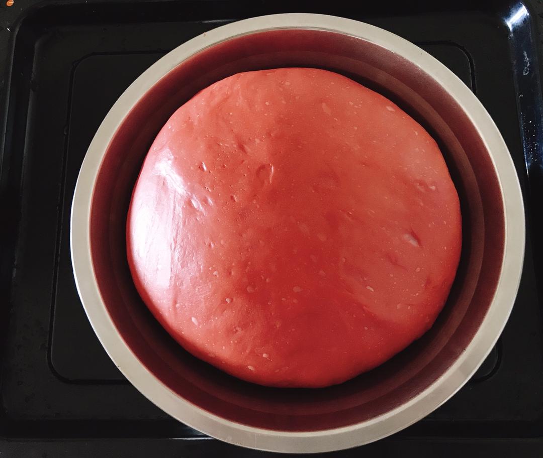 红色魔法面包的做法 步骤6