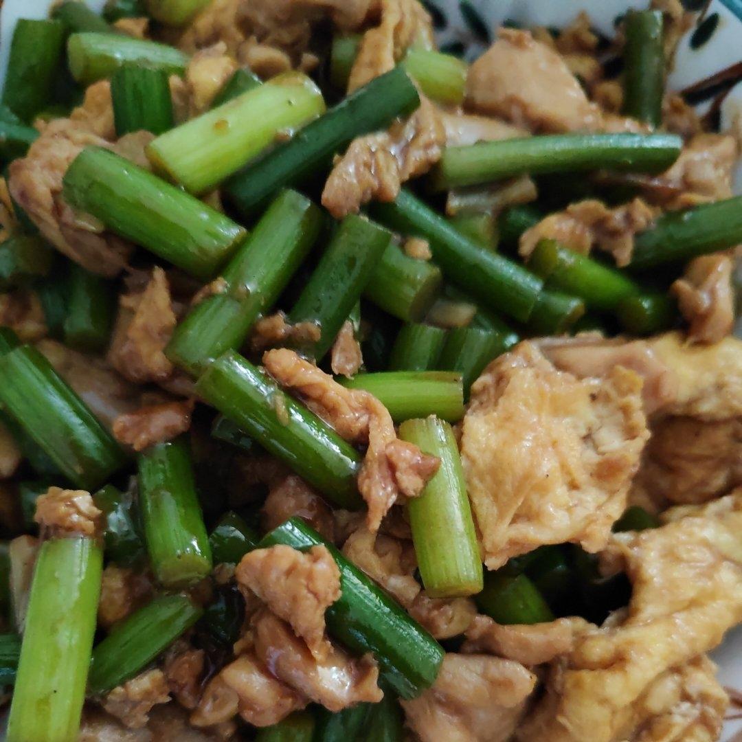 蒜苔和鸡肉超下饭