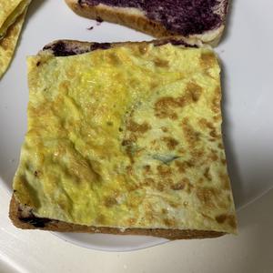 简单粗暴版早餐——蓝莓果酱三明治的做法 步骤7