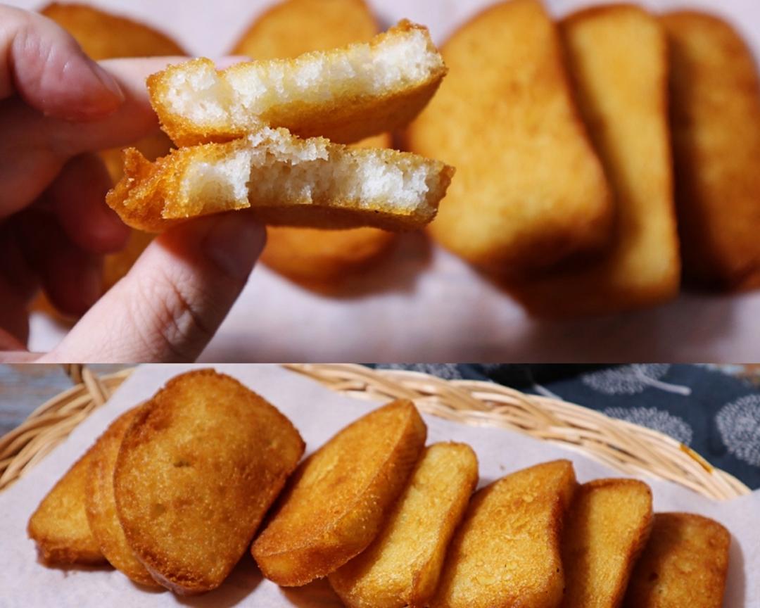 炸馍儿片❗️儿时味道❗️ 十分钟快手早晚餐  油炸馒头片（咸香味）