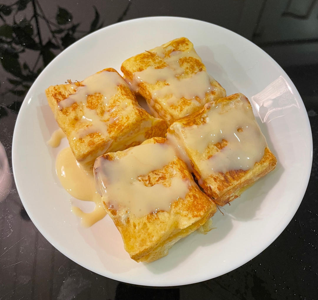 🔥吃一口就上瘾‼️爆浆港式西多士㊙️10分钟搞定😍